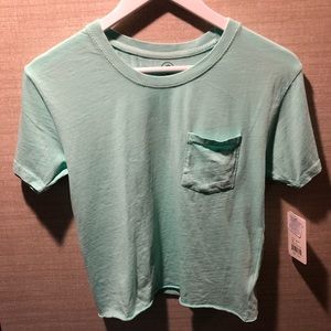 Mint blue shirt